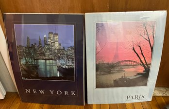 New York And Paris Posters