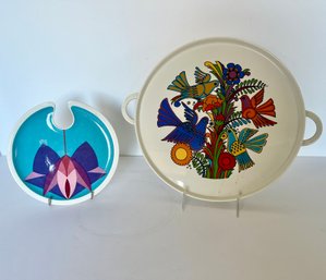 Villeroy And Boch Acapulco Platter And Kaleidoscope Plate