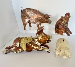 Pigs: Wood, Cast Iron, Ceramic And More