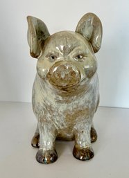 Grumpy Ceramic Pig