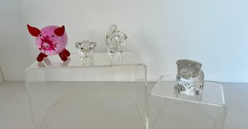 Crystal Pigs: Waterford, Swarovski And More