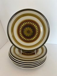 6 Acsons Sarasota Genuine Stoneware Dinner Plates