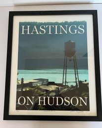 Hastings On Hudson Lithograph By John Maggiotti