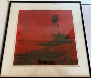 Red Tower Hastings On Hudson By John Maggiotti 2003