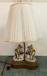 Italian Couple Figural Lamp