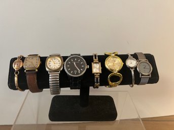 Watches: Gruen Guldite, Hamilton, Classic Quartz, Michael Kors, Ann Klein, Cruise Club, & Skagen Denmark