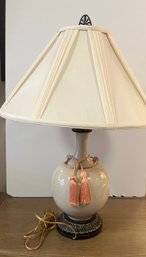 Minoff Shade And Maitland Smith Tassel Lamp