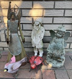 Garden Statues: Metal, Stone And Resin