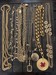 Gold Tone Costume Necklaces