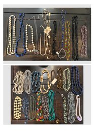 Beaded Necklaces: Tiger Eye, Bone, Glass Beads And More