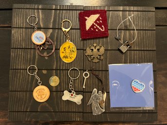 Key Chains, Pins And More