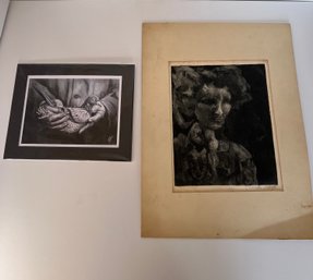 Two Pieces Of Art: Heather Hindle And Lithograph By Yasuko