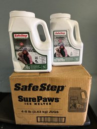 3 Containers Of Safe Step Sure Paws Ice Melt