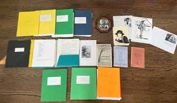 Original Manuscripts By Anna Krommer And Books (daughter Of Helmut Krommer)