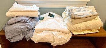 Mostly Full Size Sheets & Pillowcases: Ralph Lauren Royal Velvet And More