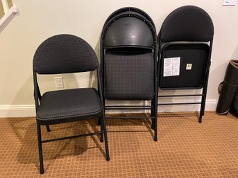 4 Fold Up Chairs (slightly Larger Than The Other Ones