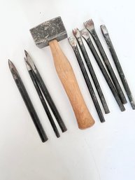 Vintage Stone Carving Tools