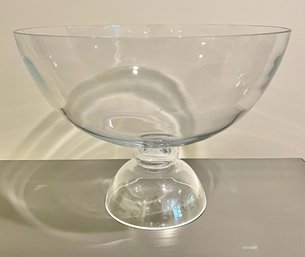 EXTRA Large Glass Centerpiece Pedestal Bowl  (18' X 13')