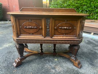 Antique Buffet With Claw Feet