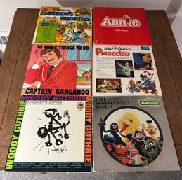 Woody Guthrie For Kids, Disney, Sesame Street, Capt. Kangaroo & Annie  Albums