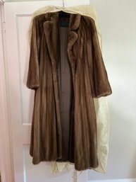 Peter Duffy Whiskey Colored Mink Coat