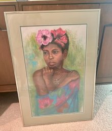 Portrait Of A Hawaiian Girl By Elly Cohen