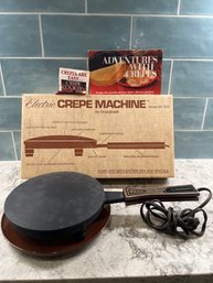 Aluminum Electric Crepe Machine By Grandinetti Model BP 303