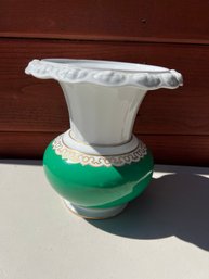 Rosenthal Green And White Vase
