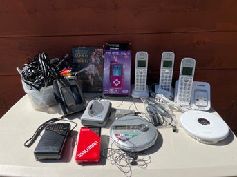 Vintage Walkmans, Panasonic Cordless Phones, Bush MP3 Player, Wires And Romeo And Juliet DVD