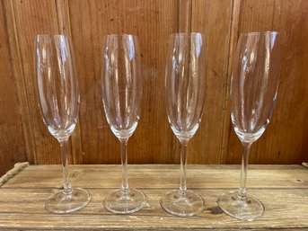 4 Glass Champagne Glasses