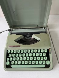 Hermes Rocket Green Typewriter