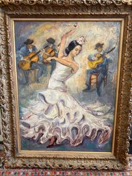 Flamenco Dancer Oil Painting Edith Montlack