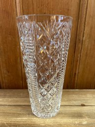WATERFORD Crystal Clare Cut Pineapple & Diamond SKYSHELL Vase 10' Tall