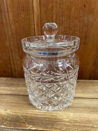 WATERFORD CRYSTAL BISCUIT BARREL JAR