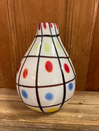Murano Spotted Glass Vase