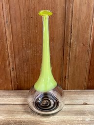 Orrefors Olle Alberius Art Glass Vase