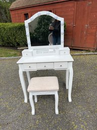 Childs Vanity And Bench