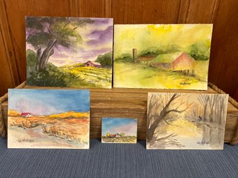 5 Pieces: Original Art By John Billings (2)