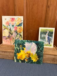 3 Pieces: Original Art By Petzan N, Dilah, And Mary Lewis Williamson