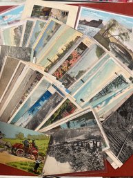 Approximately 100 Postcards From The 1900s-1940s (2)