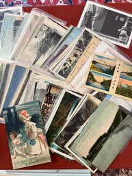 Approximately 100 Postcards From The 1900s-1940s  (8)