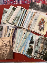Approximately 100 Postcards From The 1900s-1940s (17)