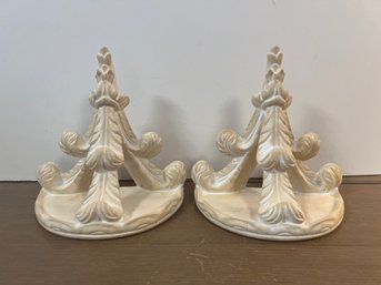 Ceramic Palm Wall Shelves