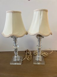 Antique Crystal Lamps