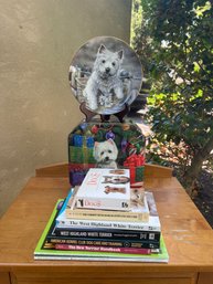 Dog Lot: Ceramic Plate Decor, Tin Box And Books