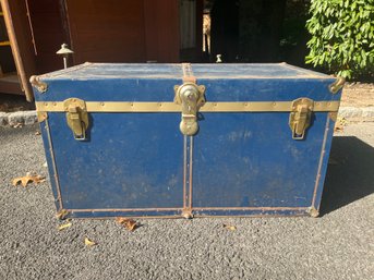 Blue Union Trunk And Luggage Carrier