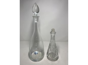 Pinot Noir And Cut Glass Decanters