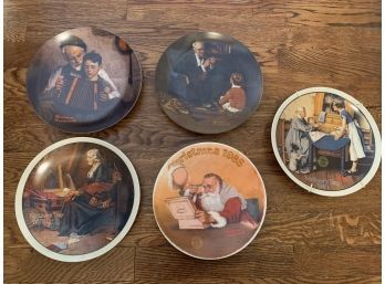 Knowles Norman Rockwell Plates