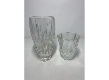 Crystal Vase And Vase Made In France