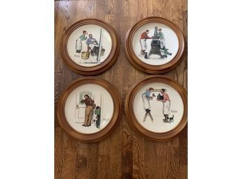 Gorham Norman Rockwell Plates